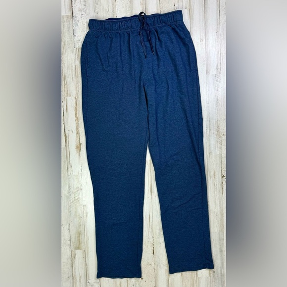 Orvis Sweatpants Mens M Blue Drawstring Pockets Casual Lounge Pull On - Picture 2 of 10